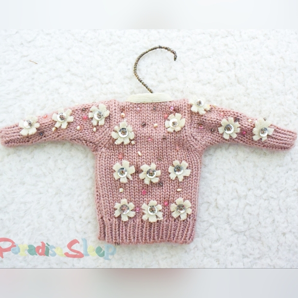 *Anthropologie* 2007 VINTAGE Christmas Holiday Hand-made...